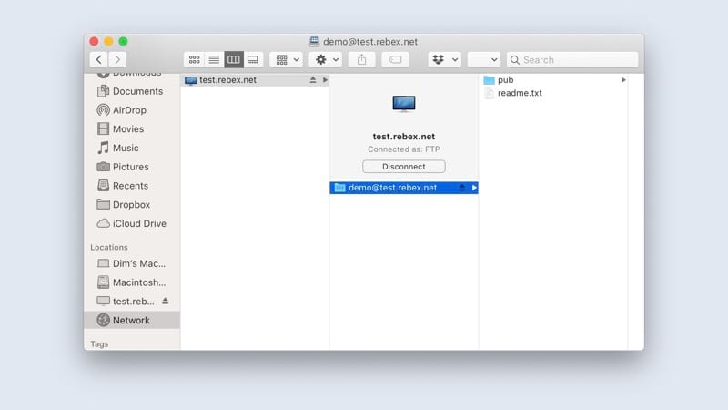 free ftp server for mac osx